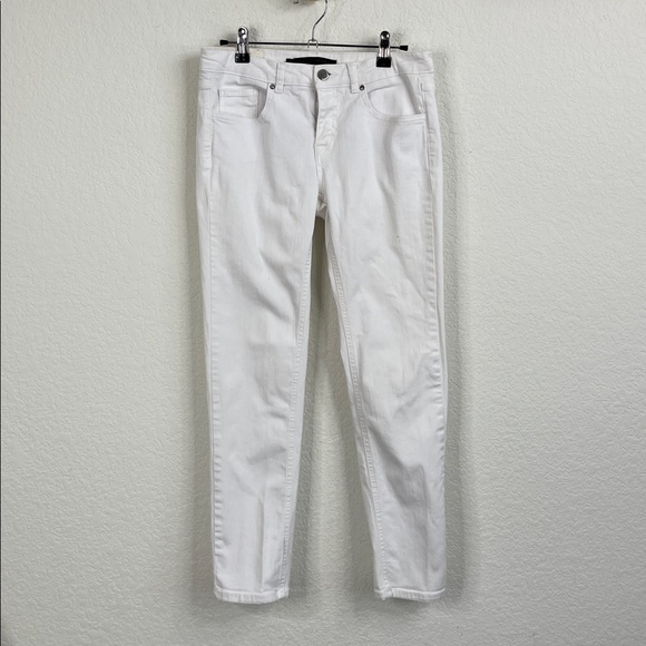 Victoria Beckham White Straight Leg Jeans - Picture 1 of 8